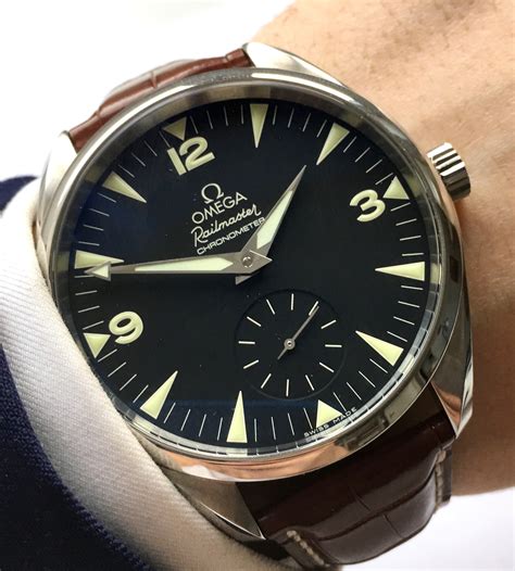 omega seamaster railmaster xxl chronometer|omega railmaster specs.